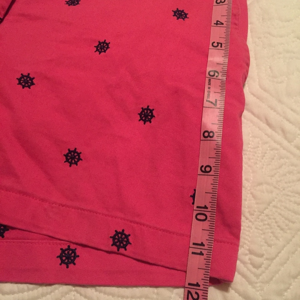 British Khaki Pink Blue Nautical Shorts Size4 - Picture 6 of 8